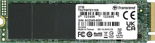 Transcend 115s m 2 2000 gb pci - Transcend PCIe SSD 115S 2TB