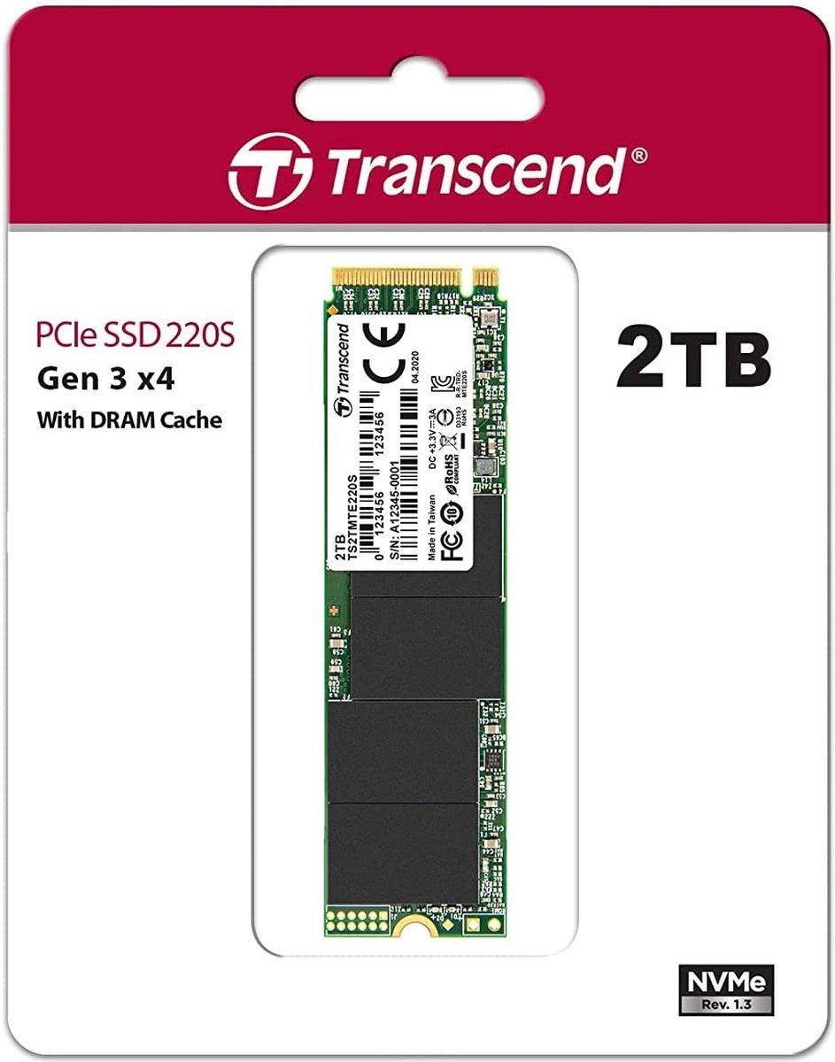 220S 2TB NVMe PCIe 3.0 M.2 SSD - afbeelding 2