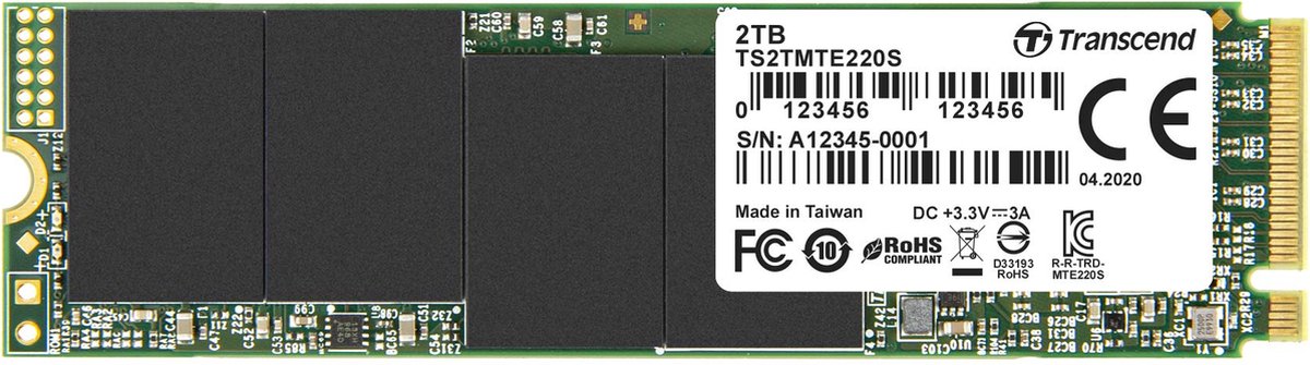 220S 2TB NVMe PCIe 3.0 M.2 SSD - afbeelding 4