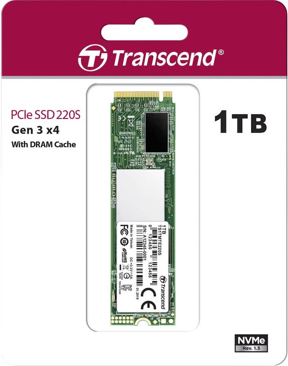 220S 1TB PCIe Gen3 x4 NVMe M.2 SSD - afbeelding 4