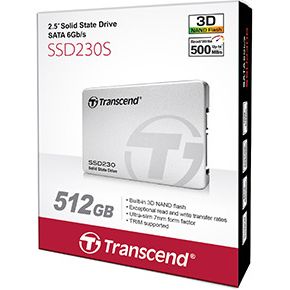 Transcend 230S 512 Gb Ssd Harde Schijf (2.5 Inch) Sata 6 Gb/S Retail opslag - afbeelding 3