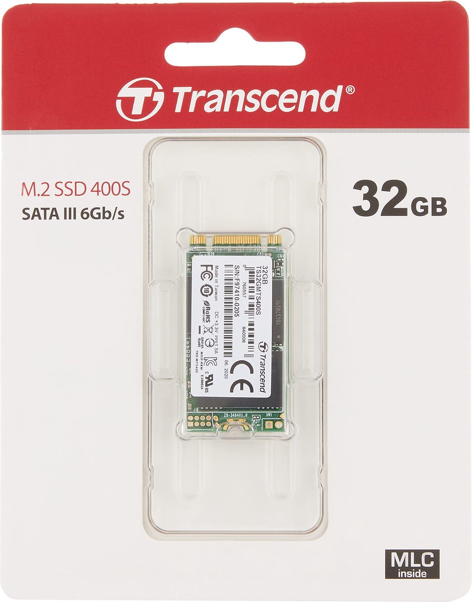 MTS400S 32GB M.2 2242 SATA SSD - afbeelding 4