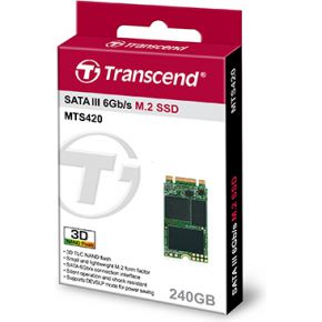 Transcend 420S Sata M.2 Ssd 2242 Harde Schijf – 240 Gb M.2 Sata 6 Gb/S opslag - afbeelding 2