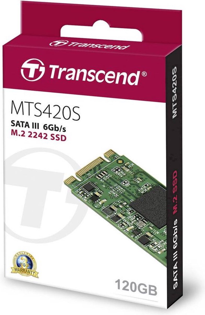 Transcend 420S Sata M.2 Ssd 2242 Harde Schijf 120 Gb M.2 Sata 6 Gb/S opslag - afbeelding 2