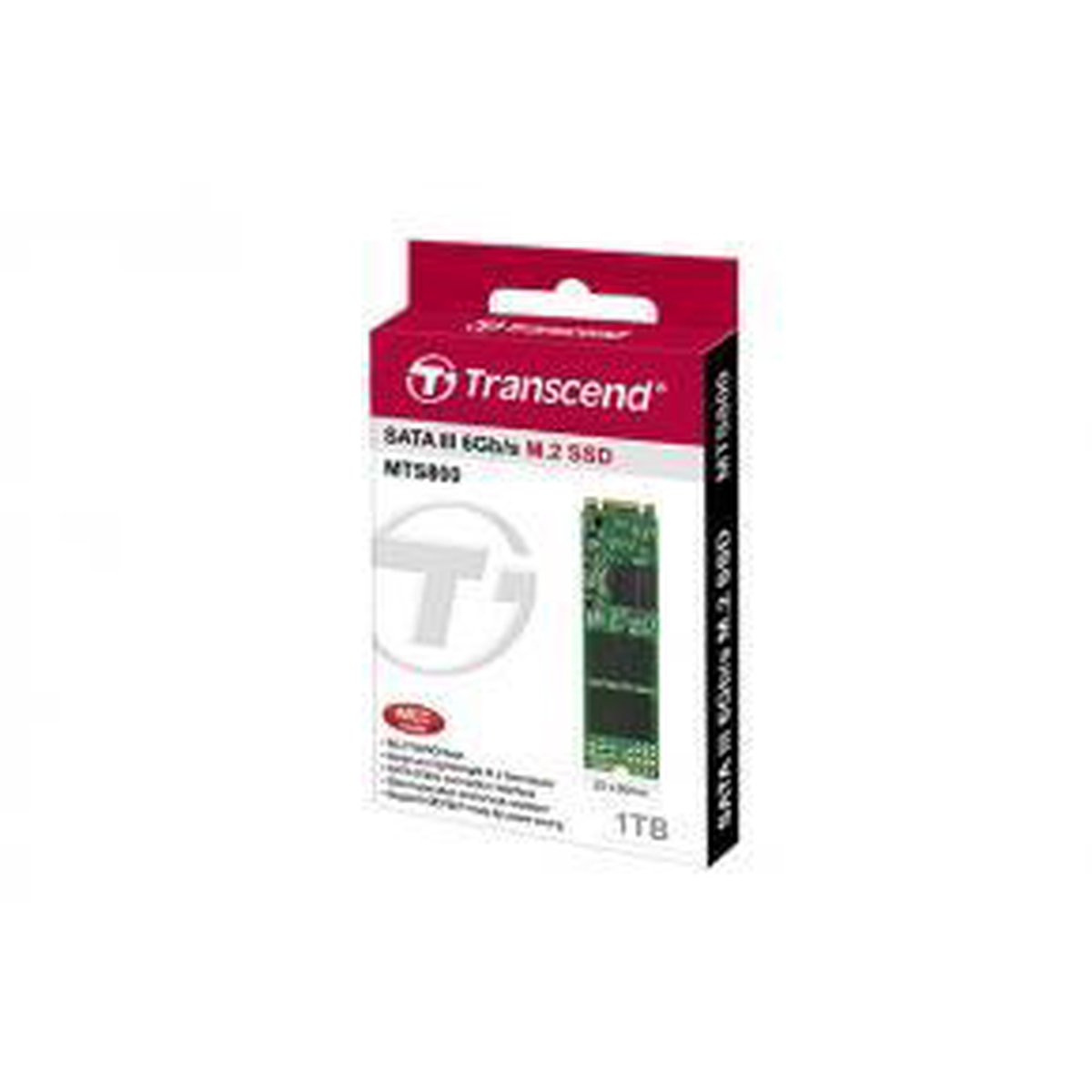 Transcend 800S Sata M.2 Ssd 2280 Harde Schijf 128 Gb M.2 Sata 6 Gb/S opslag - afbeelding 3