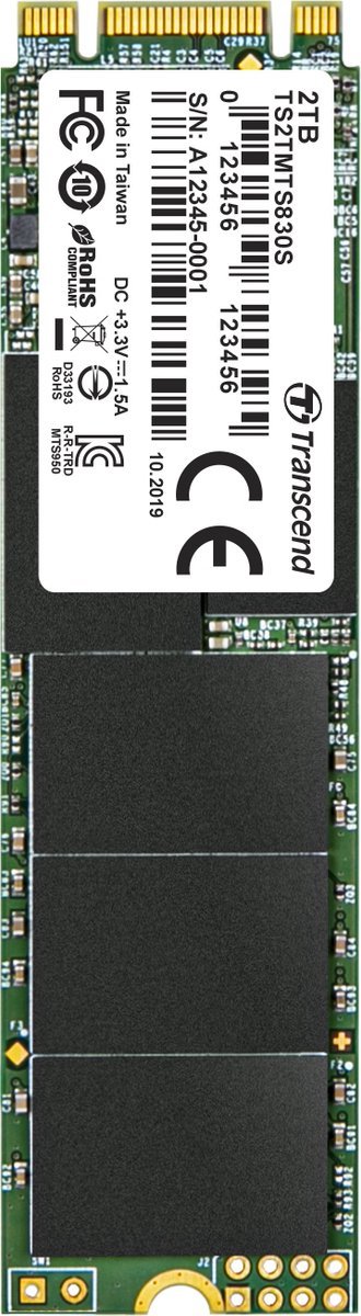 Transcend Transcend 830S 2 Tb Sata M.2 Ssd 2280 Harde Schijf M.2 Sata 6 Gb/S Retail Ts2Tmts830S