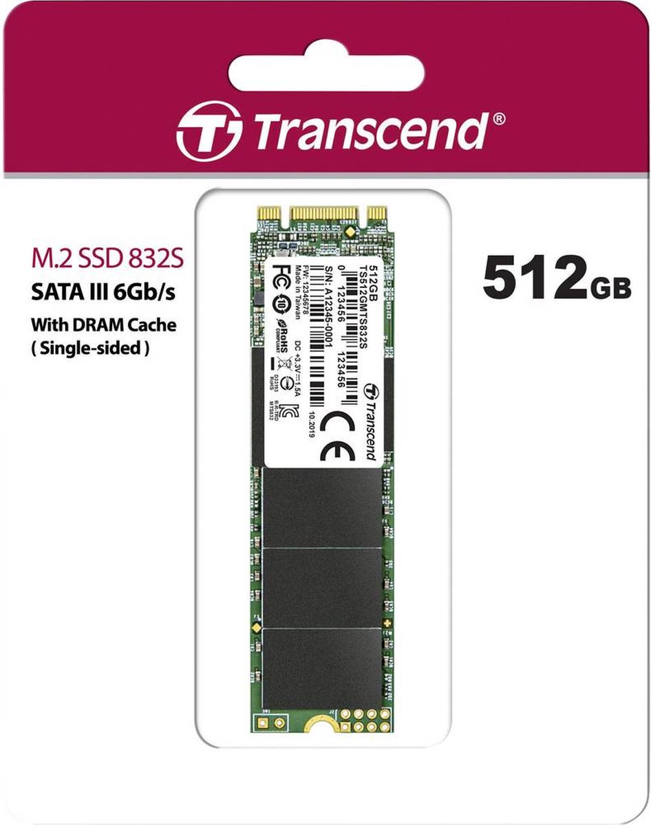 832S 512GB M.2 SATA III SSD - afbeelding 5