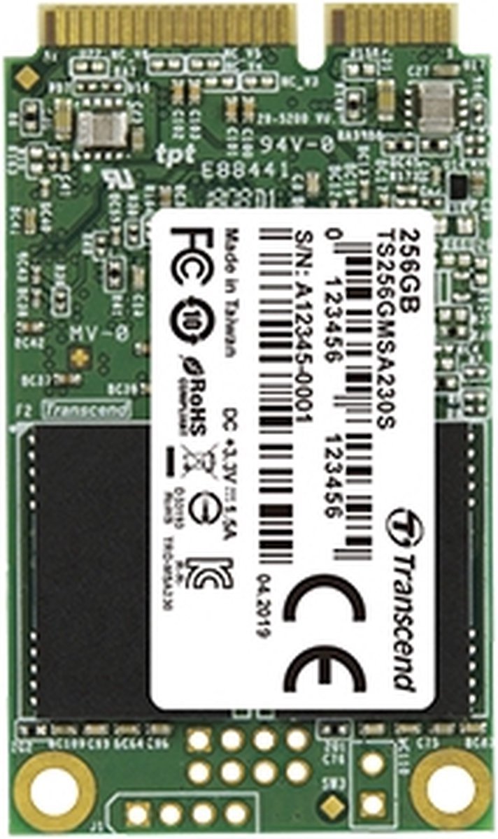 Transcend Transcend Msa230S Msata Ssd Harde Schijf 256 Gb Msata