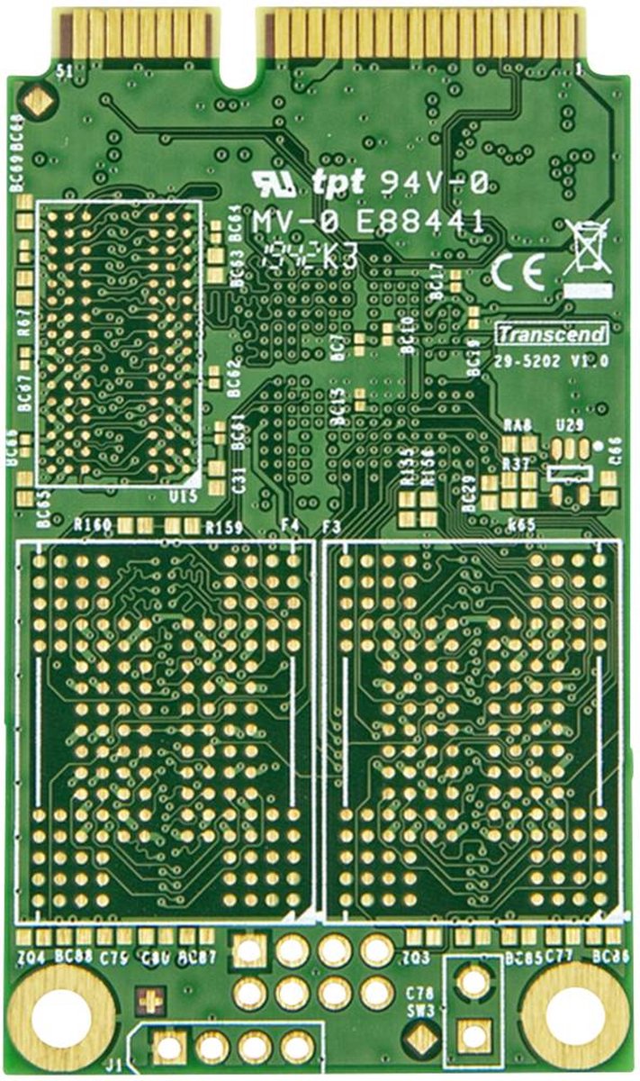 MSA452T-I 128 GB Industrial mSATA SSD - afbeelding 3