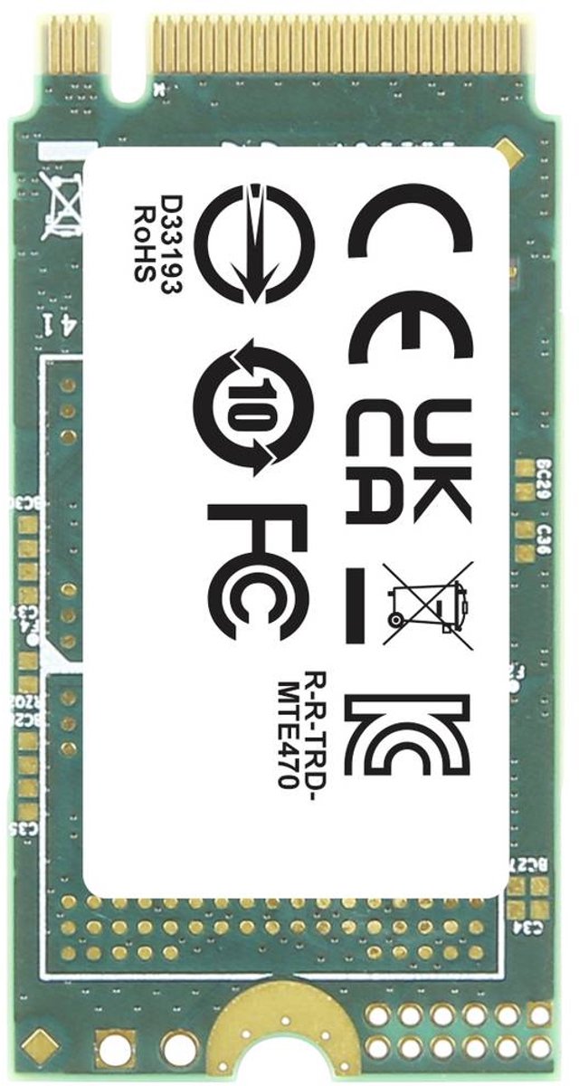 MTE470A 256GB M.2 2242 PCIe 3.0 x4 NVMe Industrial SSD - afbeelding 2