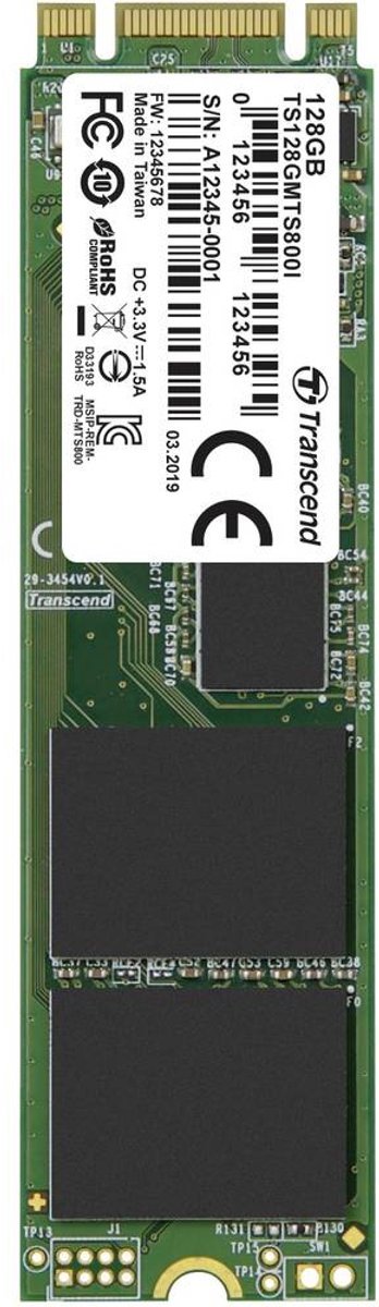 Transcend Transcend Mts800I 128 Gb Sata M.2 Ssd 2280 Harde Schijf Sata 6 Gb/S Industrial Ts128Gmts800I