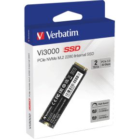 Verbatim Vi3000 2 Tb Nvme/Pcie M.2 Ssd 2280 Harde Schijf Pcie Nvme 3.0 X4 opslag - afbeelding 3