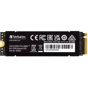 Verbatim Verbatim Vi7000G Pcie Nvme M.2 Ssd 4 Tb De Ultieme Gamingoplossing