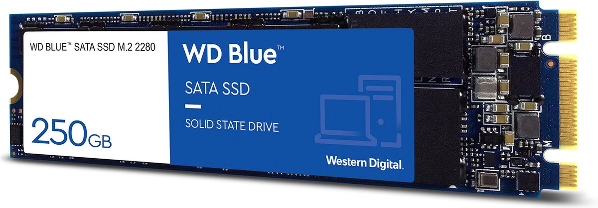 Blue 3D NAND SATA SSD 250GB M.2 2280 - afbeelding 2