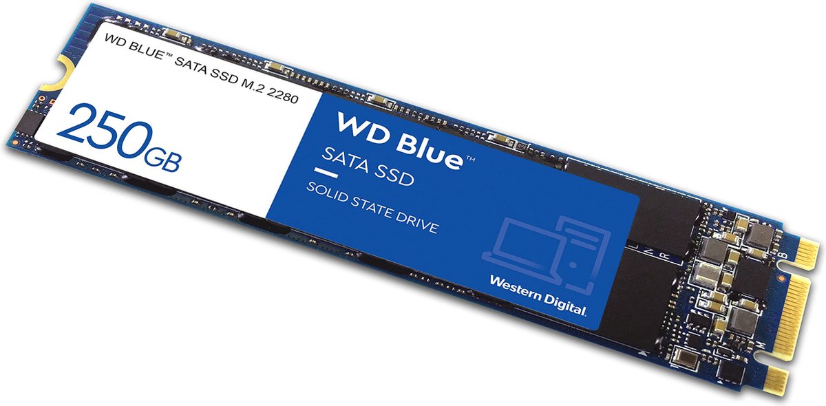 Blue 3D NAND SATA SSD 250GB M.2 2280 - afbeelding 3