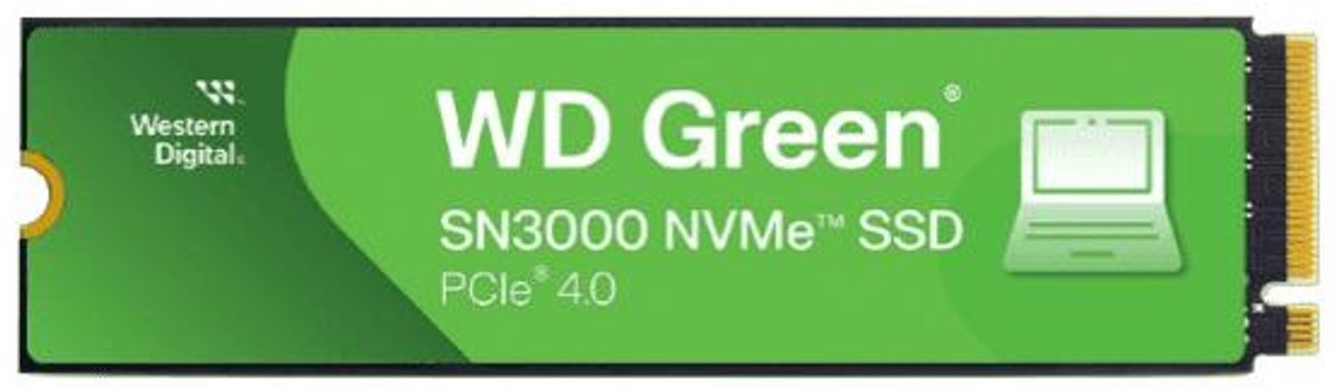 Wd Green Sn3000 1Tb - Ssd M.2 2280 - Pci Express 4.0 X4 - 1 Tb - Nvme - 3D opslag - afbeelding 8