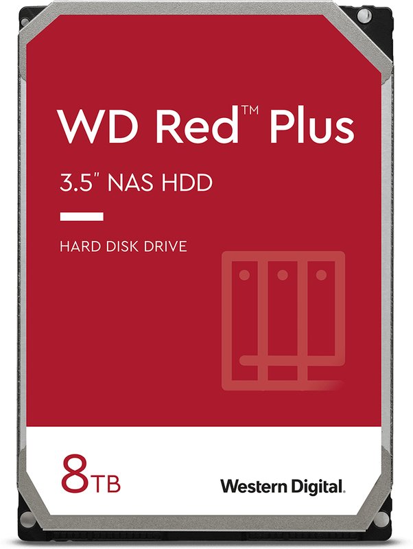 WD WD Red Plus 8 TB harde schijf