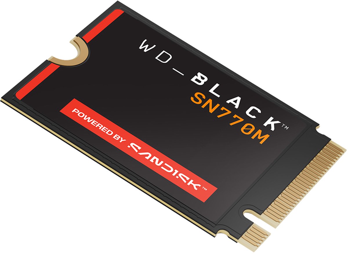 Western Digital 2 Tb Nvme/Pcie M.2 Ssd 2230 Harde Schijf Wdbdnh0020Bbk-Wrsn opslag - afbeelding 3