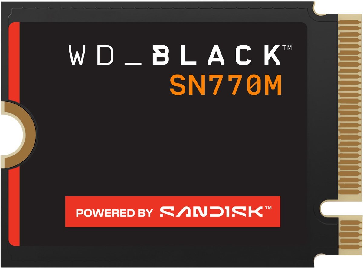 Western Digital Western Digital Wd_Black™ Sn770M 2 Tb Nvme/Pcie M.2 Ssd 2230 Harde Schijf Wdbdnh0020Bbk-Wrsn