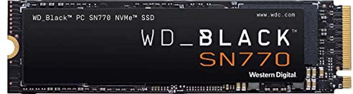 Western Digital Black Sn770e Ssd - Nvme M.2 - 1 Tb opslag - afbeelding 10