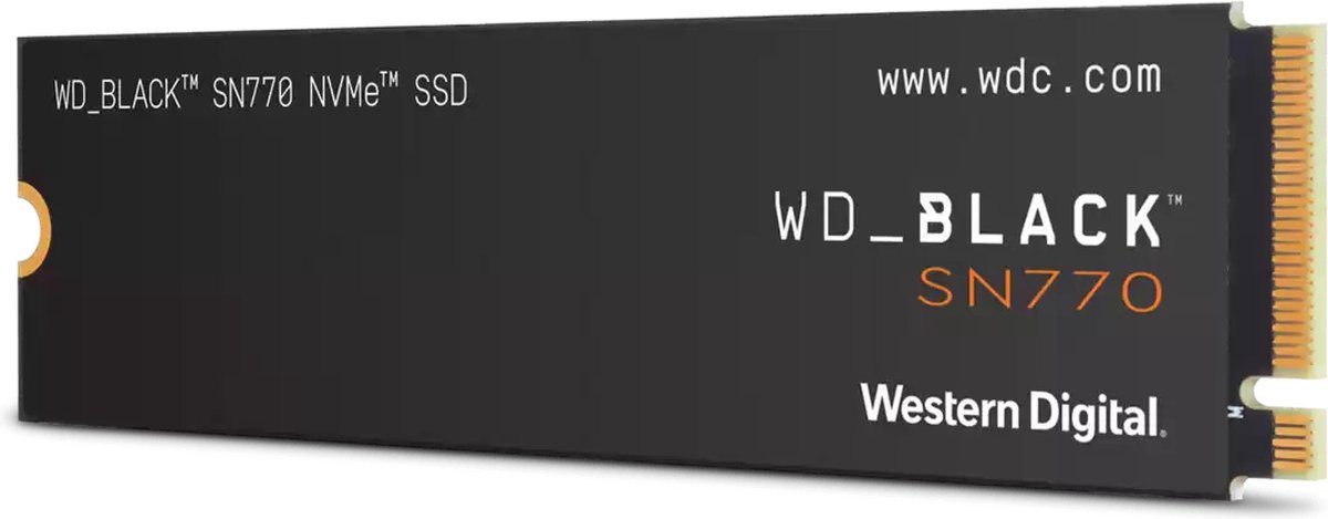 Western Digital Black Sn770e Ssd - Nvme M.2 - 1 Tb opslag - afbeelding 4