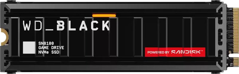 Western digital black sn8100 8 tb m 2 - Western Digital Black SN8100 8TB Heatsink SSD