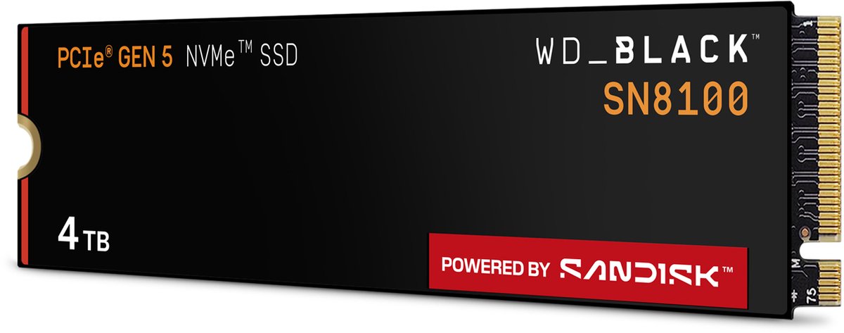 Black SN8100 4TB PCIe Gen5 NVMe M.2 SSD - afbeelding 5