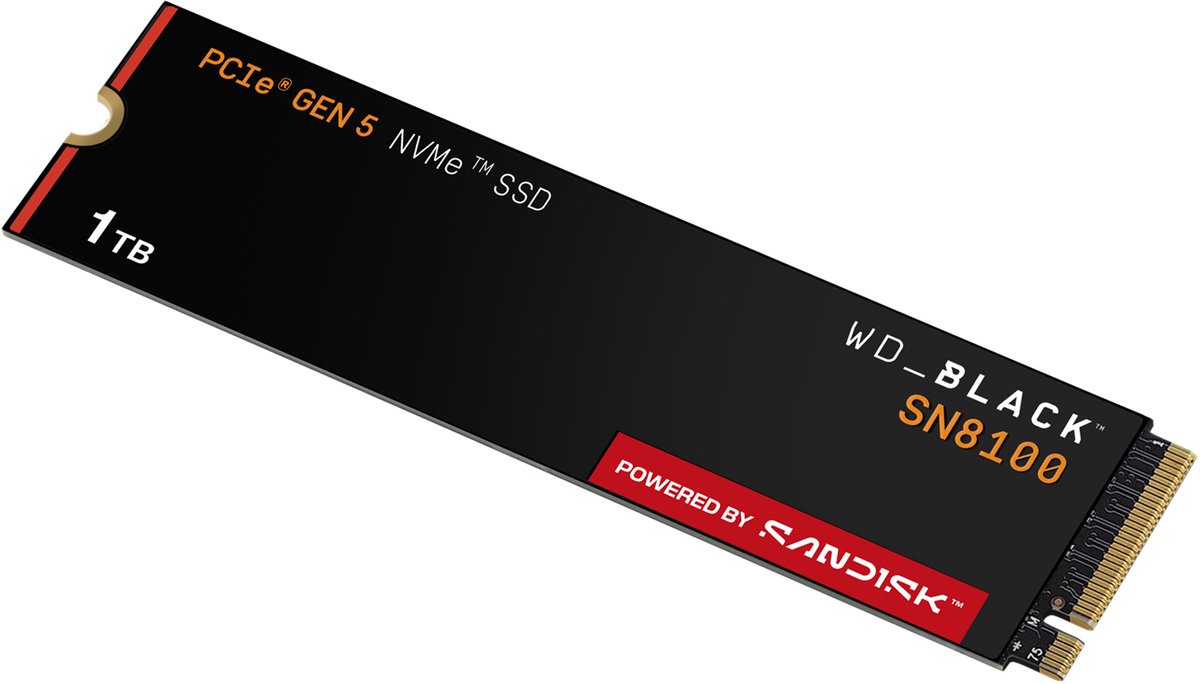 WD_BLACK SN8100 1TB PCIe Gen 5 NVMe M.2 SSD - afbeelding 4