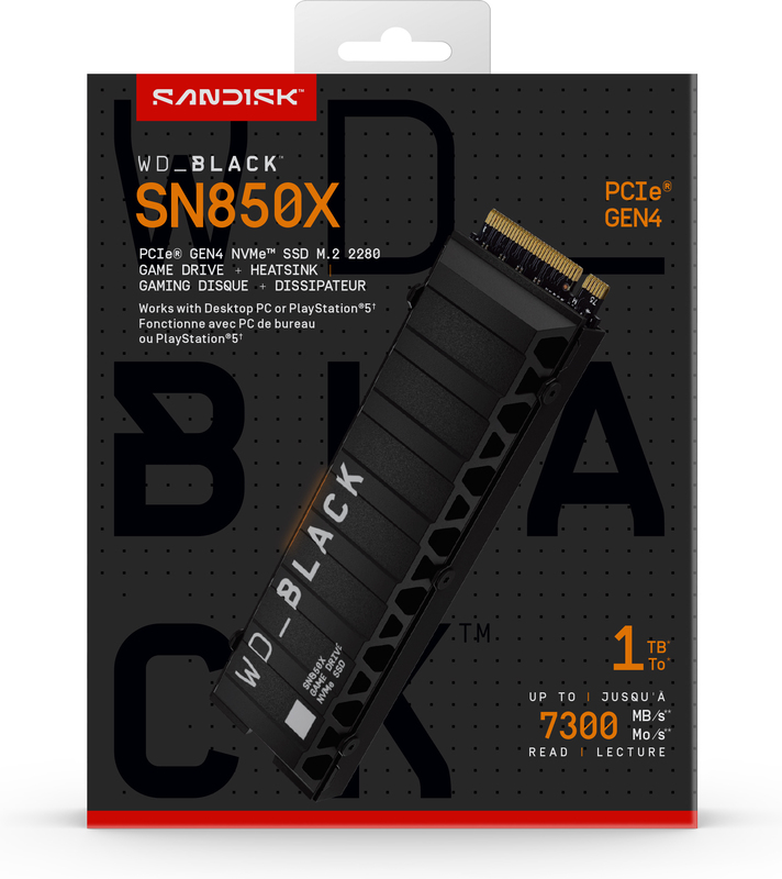 Western digital black sn850x interne ssd met h 218339 2 orig - WD_BLACK SN850X NVMe SSD 1TB with Heatsink