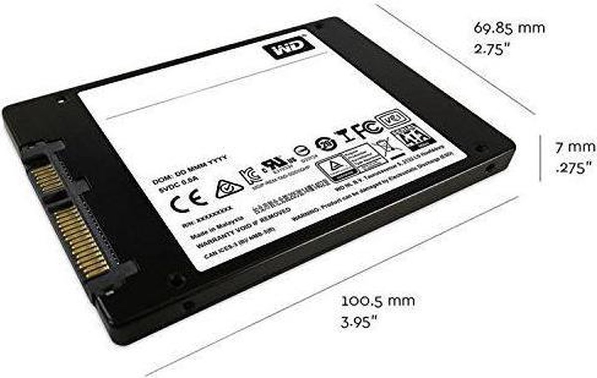 Western digital green ssd interne ssd 2 5 3 orig - Western Digital Green 240GB SATA III Interne SSD