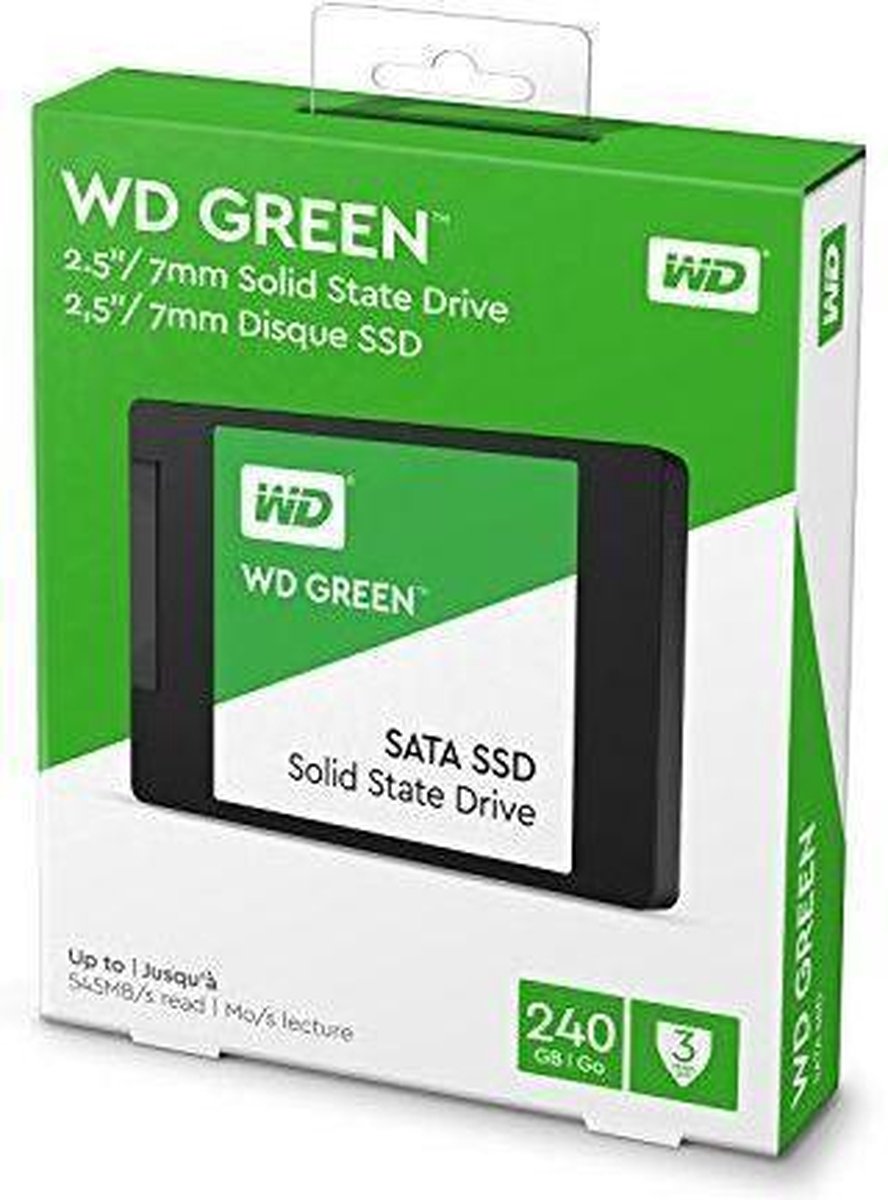 Western digital green ssd interne ssd 2 5 4 orig - Western Digital Green 240GB SATA III Interne SSD