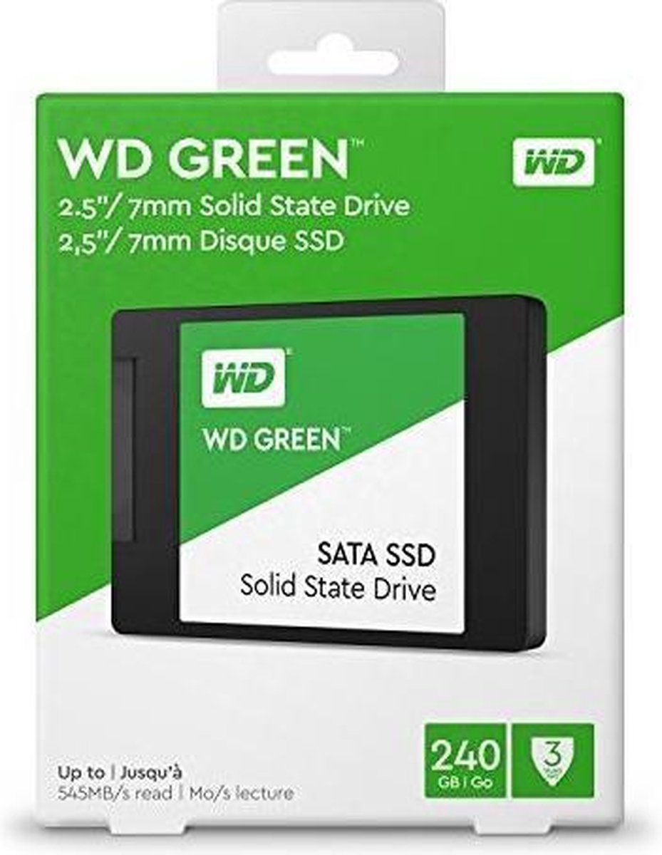 Western digital green ssd interne ssd 2 5 5 orig - Western Digital Green 240GB SATA III Interne SSD