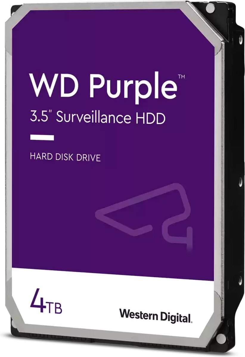 Western Digital Western Digital Purple Interne Harde Schijf 4 Tb 5400 Rpm 256 Mb 3.5" Sata Iii