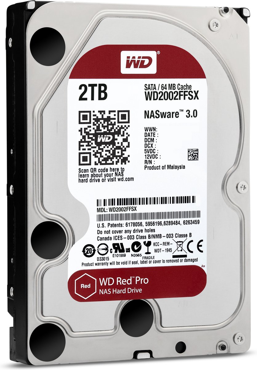 Red Pro 2TB NAS Hard Drive - afbeelding 10