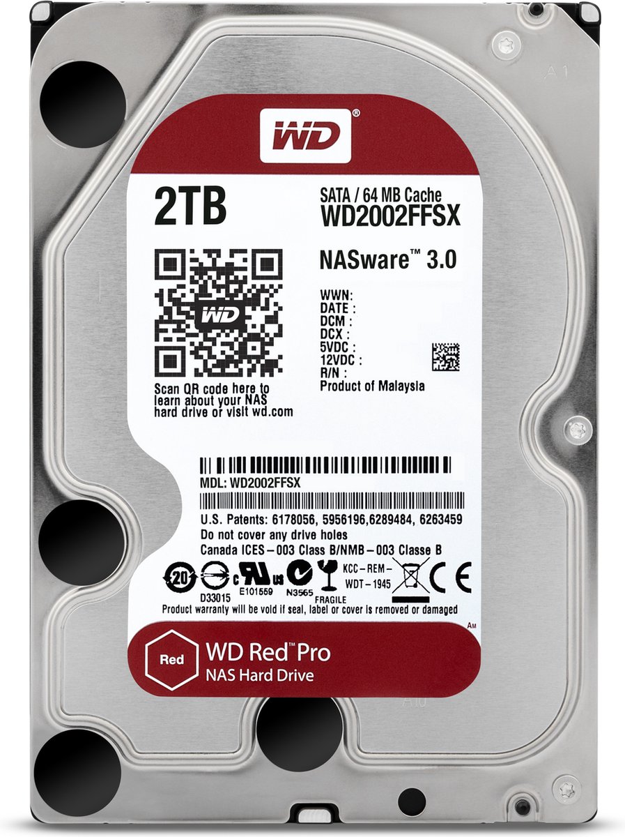 Red Pro 2TB NAS Hard Drive - afbeelding 6