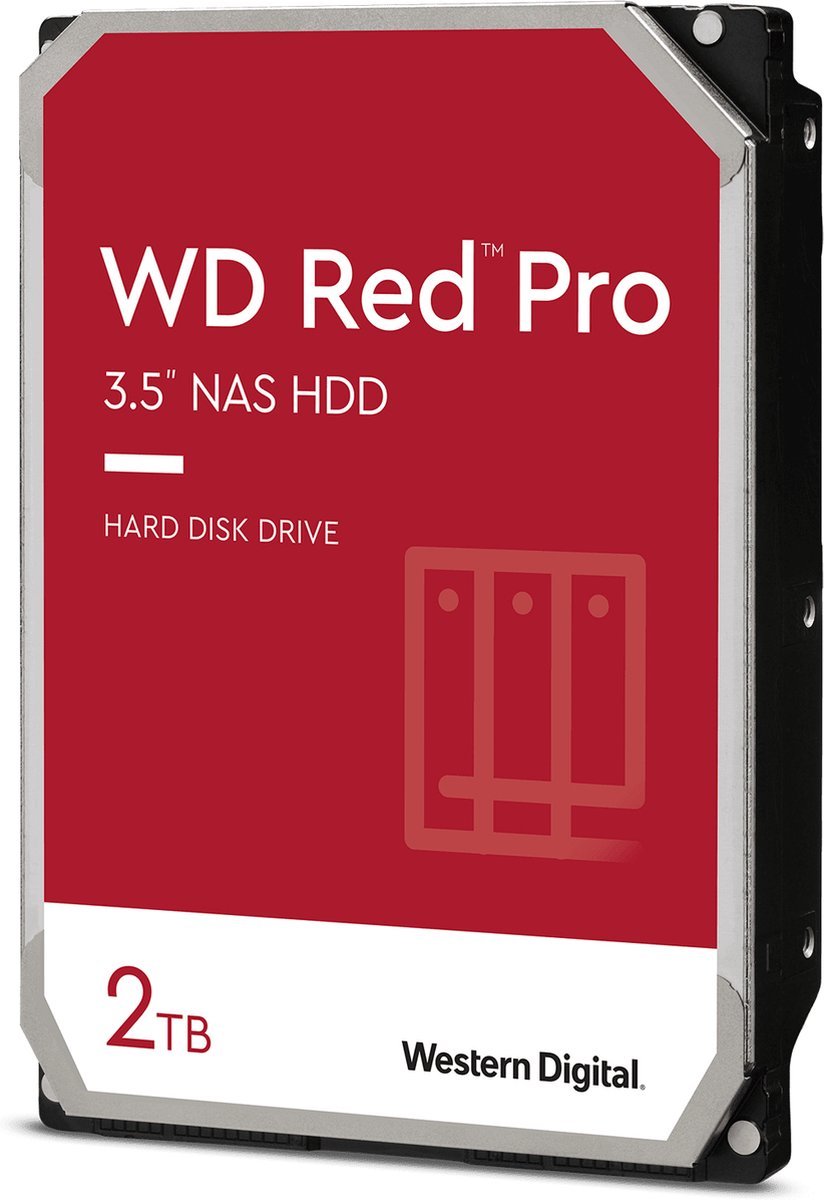 Western Digital Western Digital Red Pro - Interne Harde Schijf - Nas Hdd - 64Mb Cache - 2 Tb