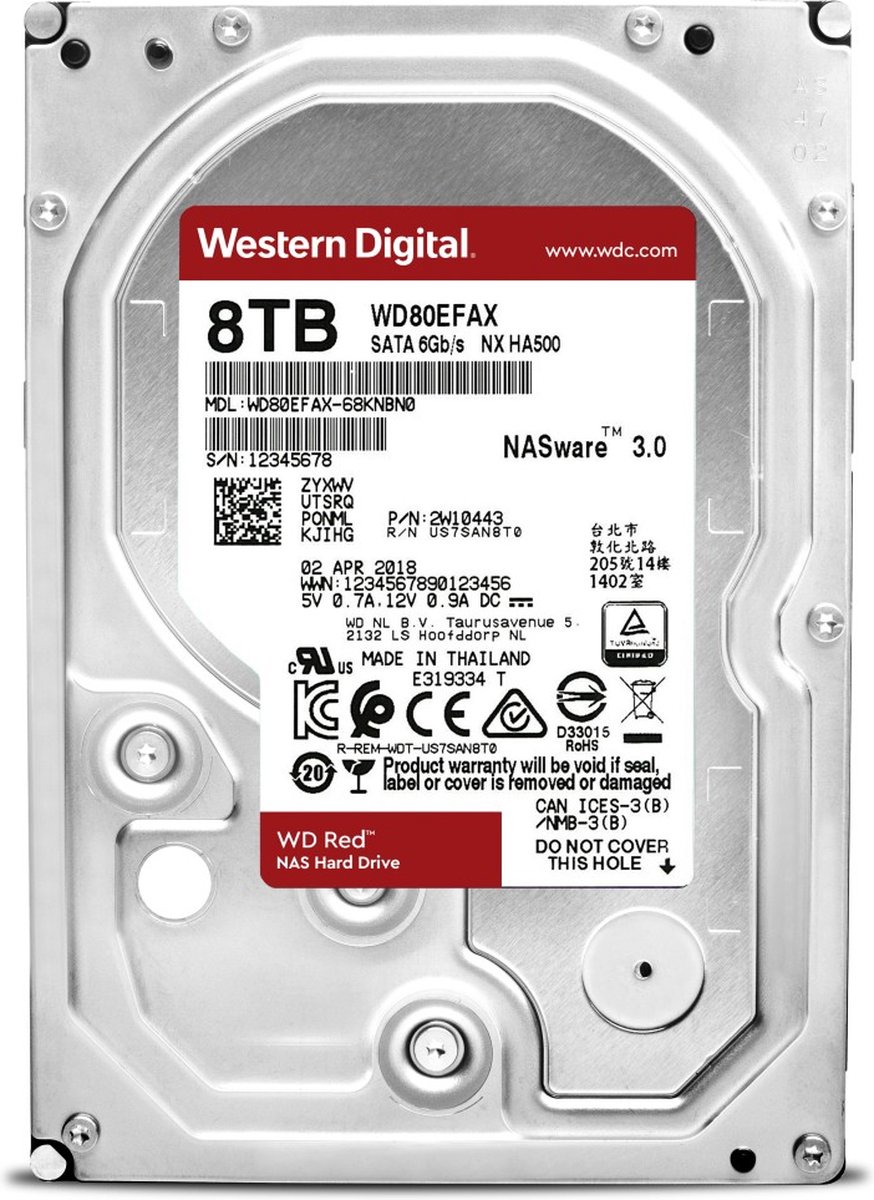 Western Digital Retail Kite Harde Schijf 3.5" - 8 Tb opslag - afbeelding 3