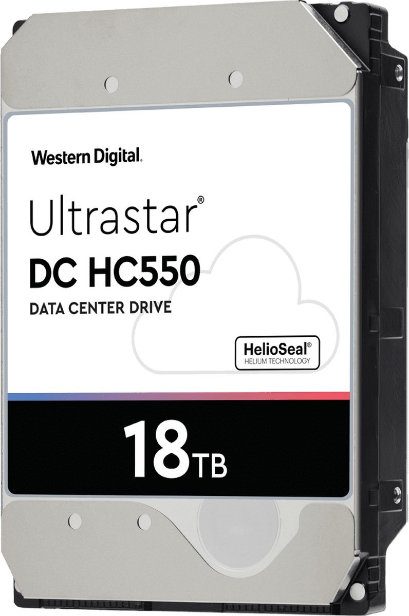 Western Digital Western Digital Ultrastar Dc Hc550 Interne Harde Schijf 18 Tb 7200 Rpm 512 Mb 3.5" Sata Iii