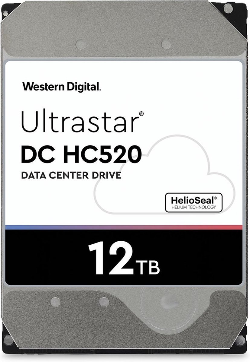Western Digital Western Digital Ultrastar He12 - Interne Harde Schijf 3.5" - 12 Tb