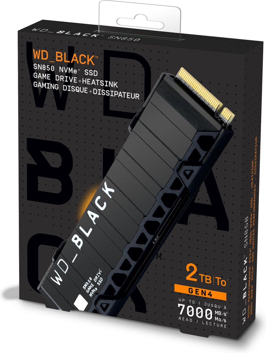 WD_BLACK SN850 NVMe SSD with Heatsink 500GB - afbeelding 6