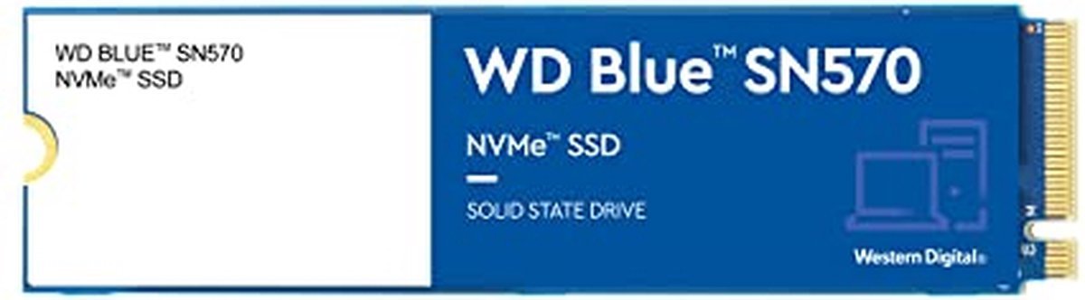 Western Digital Western Digital Wd Blue Sn570 - Interne Ssd M.2 2280 Nvme - 500Gb