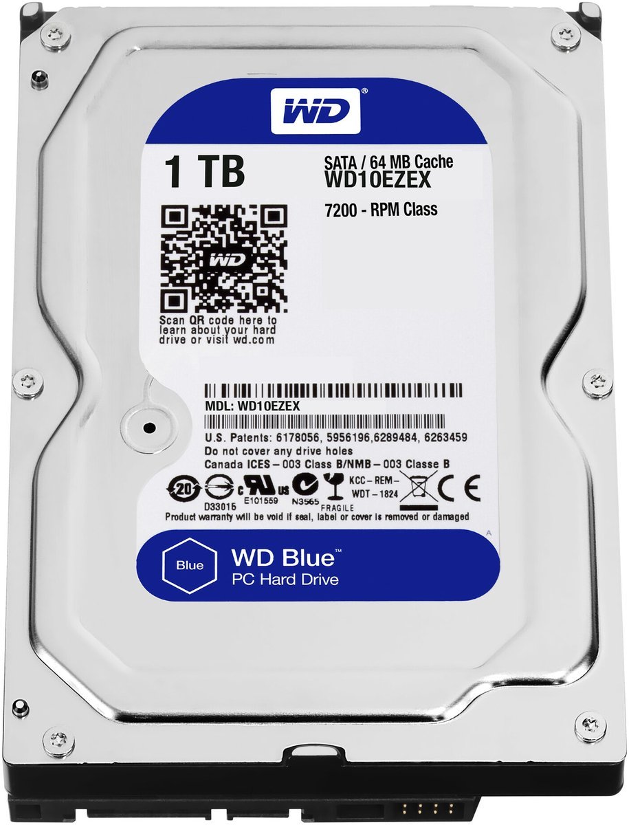 WD Blue 1TB (WD10EZEX) HDD