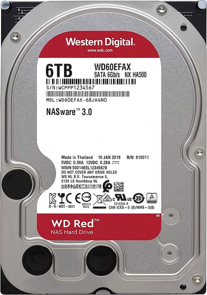 Red Plus 6TB NAS Internal HDD - afbeelding 10
