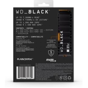 WD_BLACK SN850X NVMe SSD 2TB Heatsink - afbeelding 5