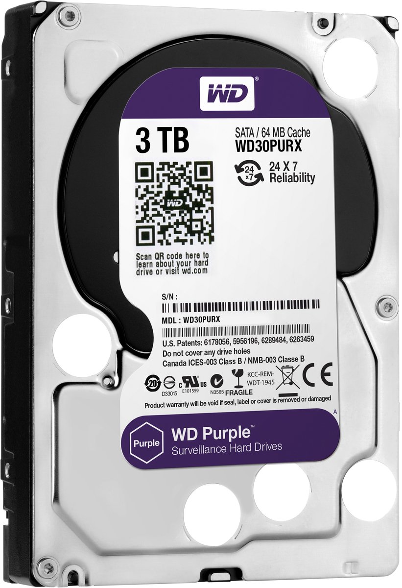 Purple 3TB Surveillance Hard Drive - afbeelding 8