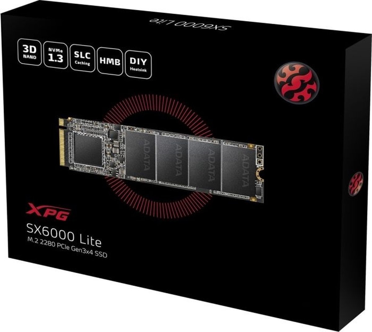Xpg Sx6000 Lite M.2 1000 Gb Pci Express 3.0 3D Tlc Nvme opslag - afbeelding 6
