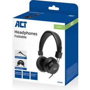AC9300 On-Ear Bedrade 3,5mm Koptelefoon Zwart - afbeelding 3
