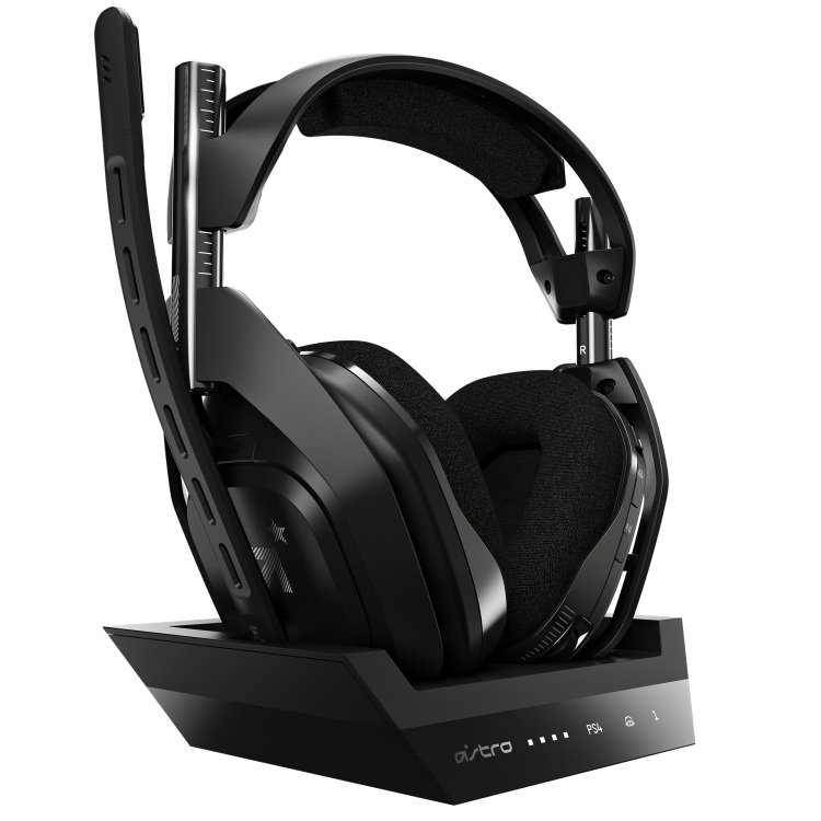A50 Gen 4 Wireless Gaming Headset (2019) met Basis Station, Dolby Audio & 40mm Neodymium Drivers voor PS4/PC
