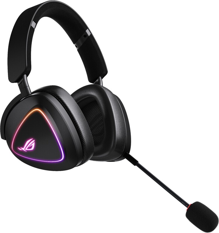 Asus rog delta ii headset 3 orig - ASUS ROG Delta II Draadloos Zwart Headset