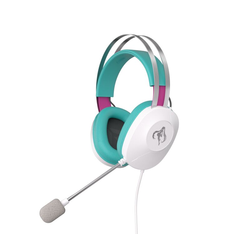 TUF Gaming H1 Gen II Hatsune Miku Edition Gaming Headset met 40mm Drivers, Virtueel 7.1 Surround Sound